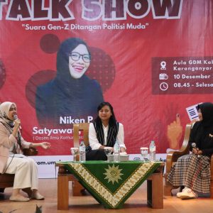 UMUKA Gelar Talk Show Bersama Casytha A. Kathmandu, Dorong Gen Z Melek Politik