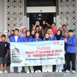 UMUKA Solo Lepas Mahasiswa D3 Perhotelan untuk Magang Internasional di Taiwan