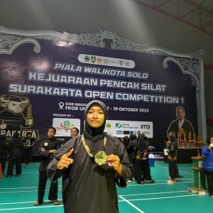Mahasiswi Universitas Muhammadiyah Karanganyar Raih Penghargaan Pesilat Terbaik di Kejuaraan Nasional