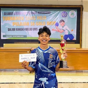 Mahasiswa UMUKA Solo Raih Prestasi di Turnamen Tenis Meja Milad Universitas Muhammadiyah Surakarta